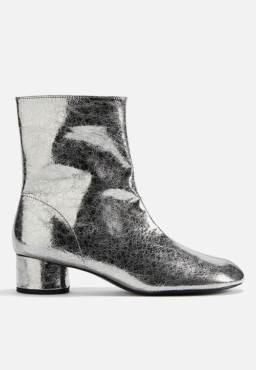 H&M - Ankle boots - silver-coloured