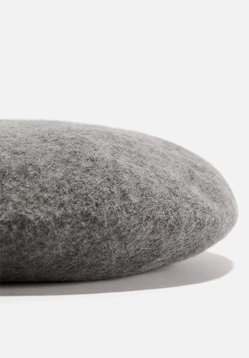 H&M - Wool beret - grey marl 