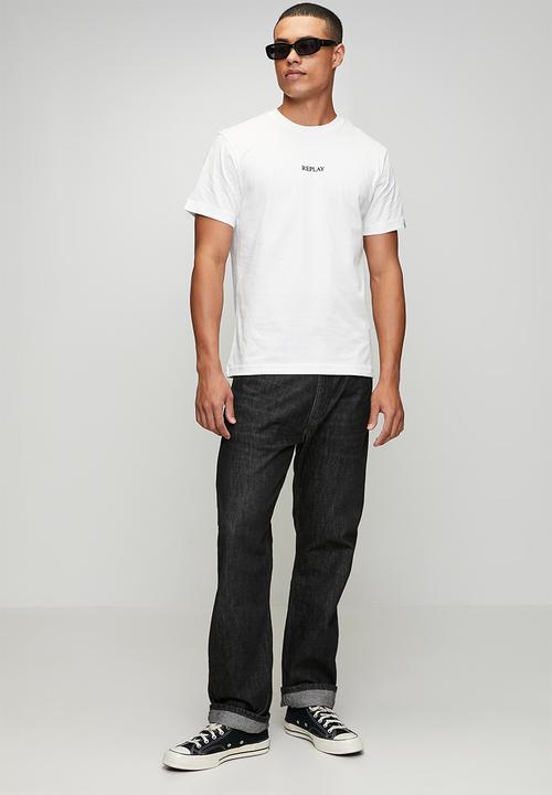 Replay - Basic Logo T-Shirt - White