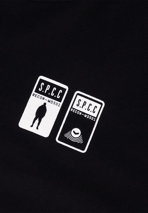S.P.C.C - Recon Knox Short Sleeve Sweat  - Black
