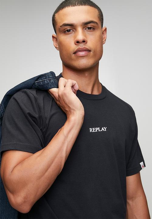 Replay - Basic Logo T-Shirt - Navy