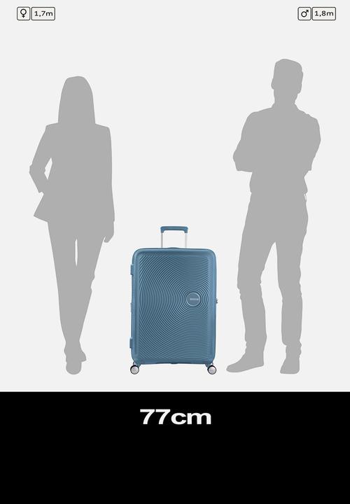 American Tourister - At Soundbox Large Spinner - Stone Blue