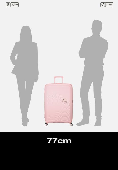 American Tourister - At soundbox Large Spinner - Pastel Pink