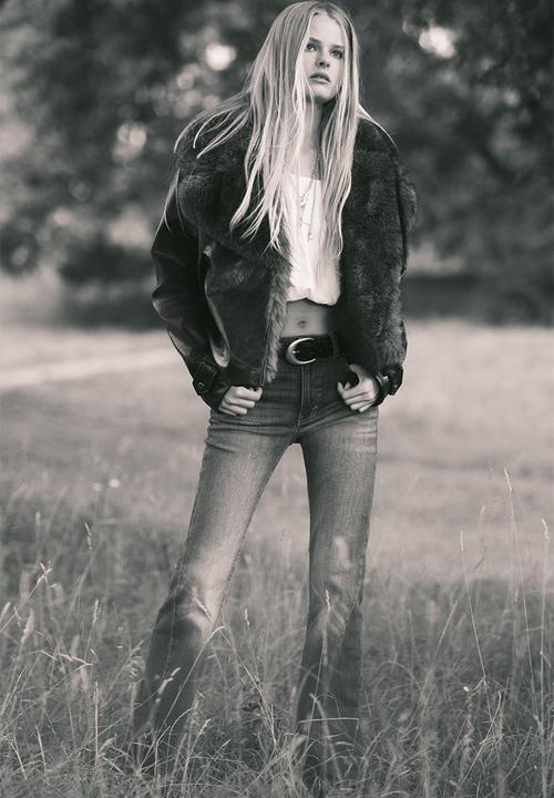 H&M - Flared high jeans - denim blue