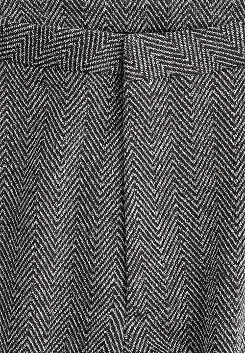 H&M - Flared trousers - black & grey patterned