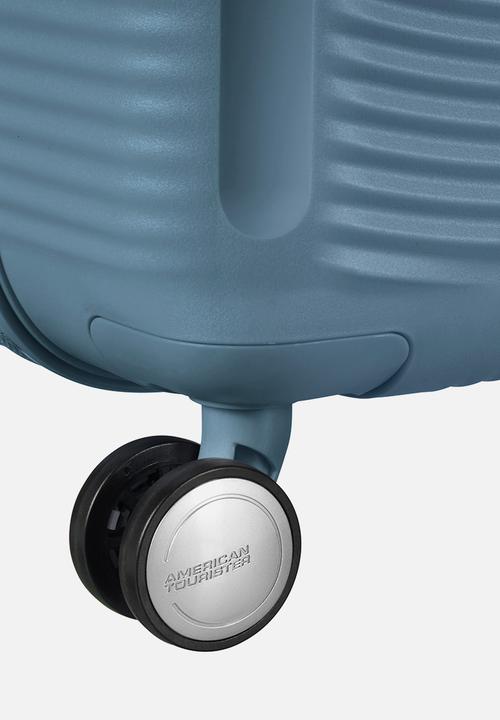 American Tourister - At Soundbox Small Spinner - Stone Blue