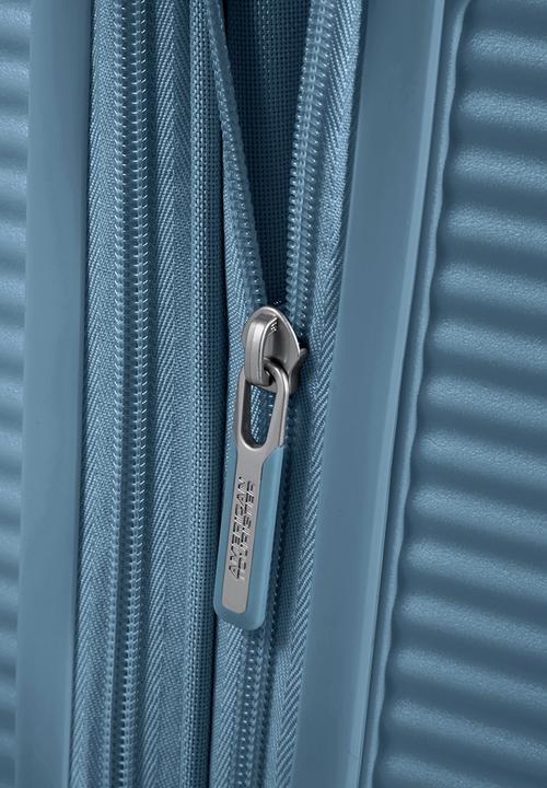 American Tourister - At Soundbox Small Spinner - Stone Blue
