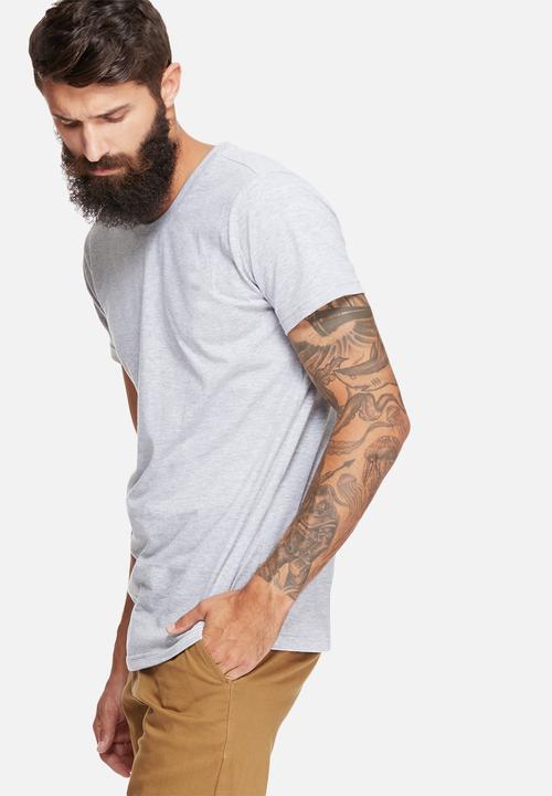 basicthread - Basic scoop neck tee - grey