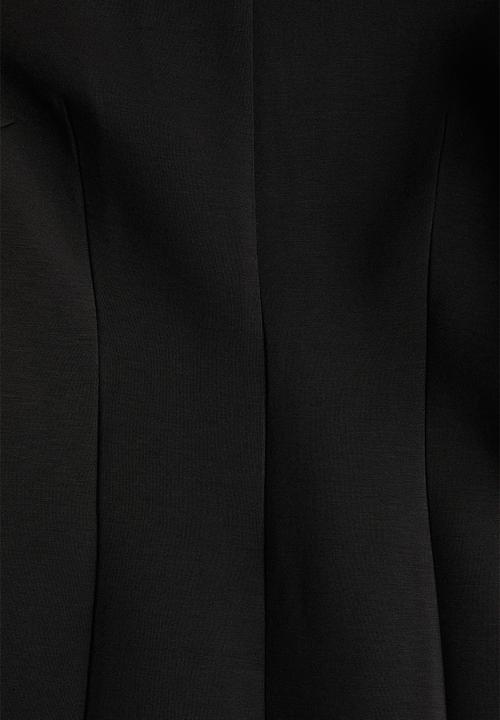 H&M - Boat-neck mini dress - black
