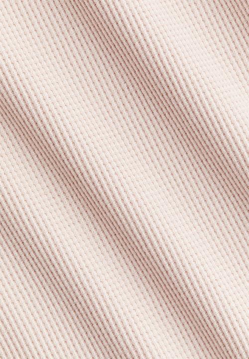 H&M - Waffled jersey trousers - powder pink