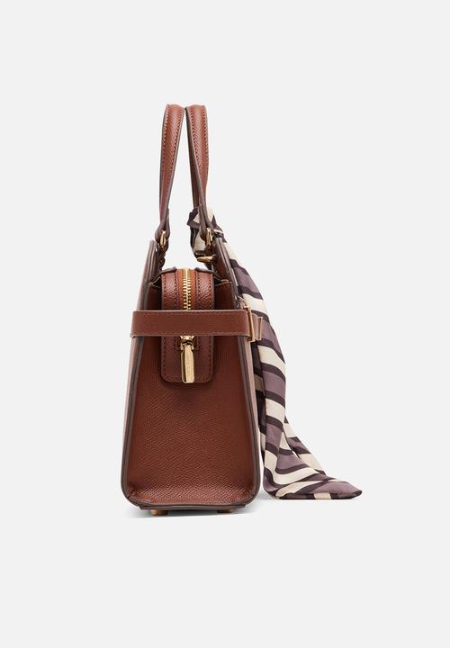 Anne Klein - Cambodia Medium Satchel W/ Detachable Strap Bag - Hazelnut