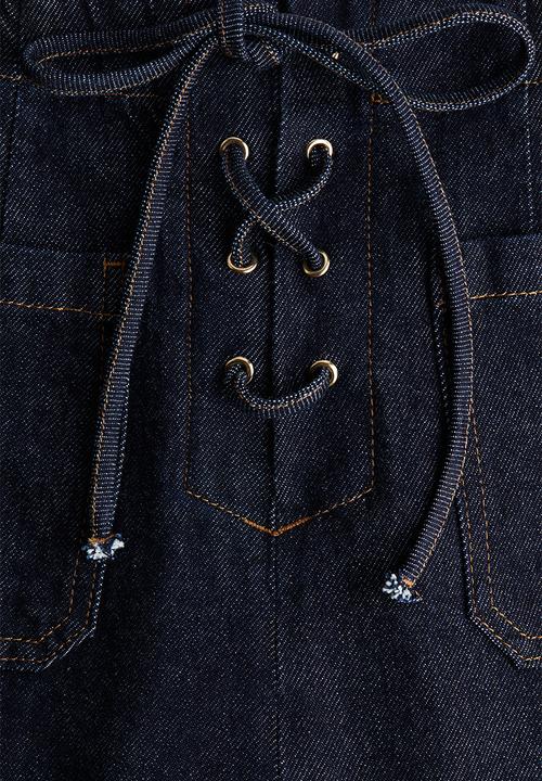 H&M - Flared high jeans - dark denim blue