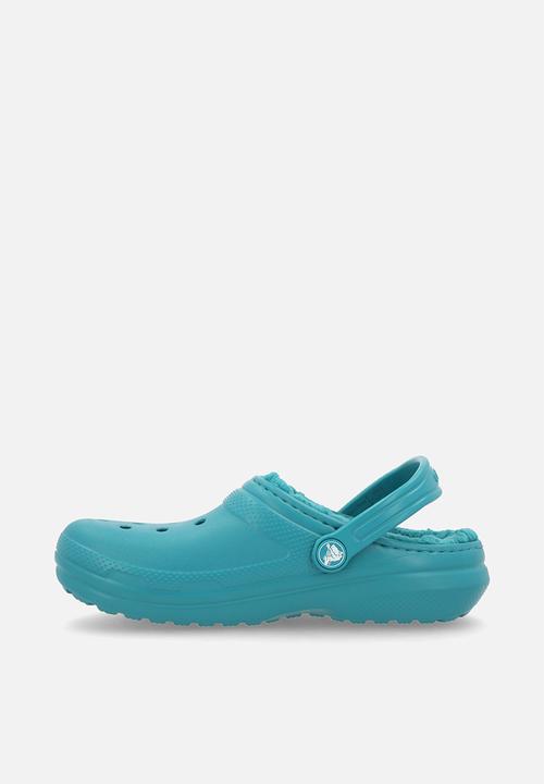 Crocs - Classic lined clog k - turbo teal