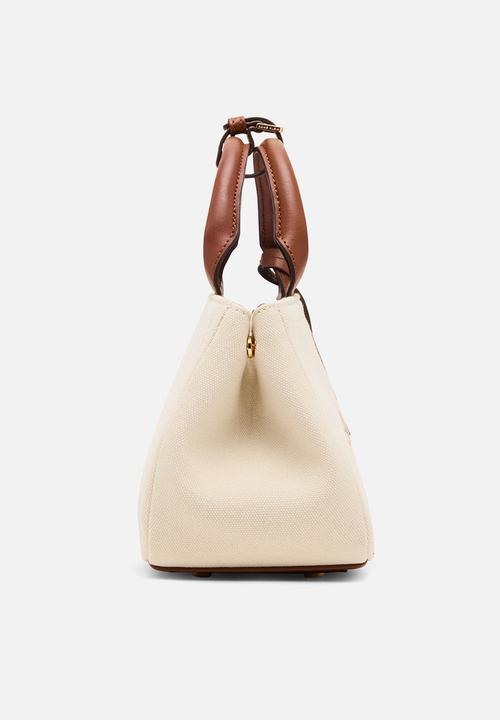 Anne Klein - China Small Satchel W/ Detachable Strap Bag - Natural