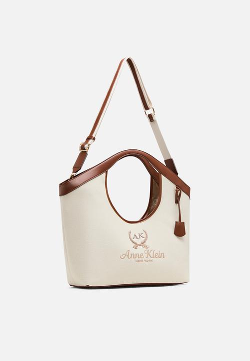 Anne Klein - China Large Tote W/ Detachable Strap Bag - Hazelnut