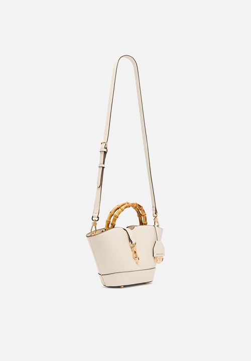Anne Klein - Cambodia Rounded Mini Tote W/ Detachable Strap Bag-Pearl White