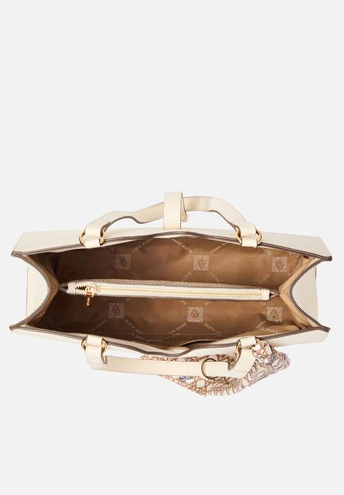Anne Klein - Cambodia East West Tote Bag - Pearl White