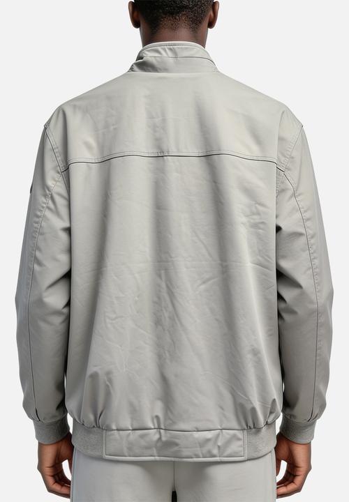 POLO - Donald Long Sleeve Badge Harrington Jacket - Grey