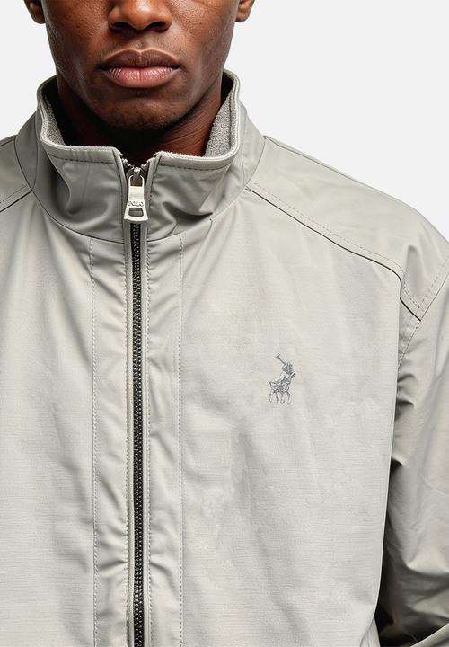 POLO - Donald Long Sleeve Badge Harrington Jacket - Grey