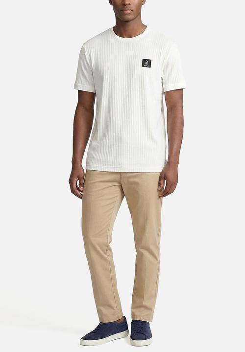POLO - Khethiwe Sport Short Sleeve Rib Tee - White
