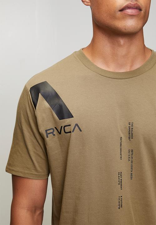 RVCA - Va Divided Short Sleeve - Covert Green