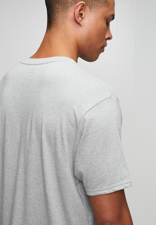 RVCA - Big Rvca Short Sleeve Tee - Grey Noise Mocktwist - Black Logo