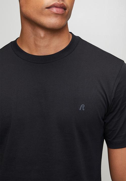Replay - Tonal Logo Essential Tee -  Black