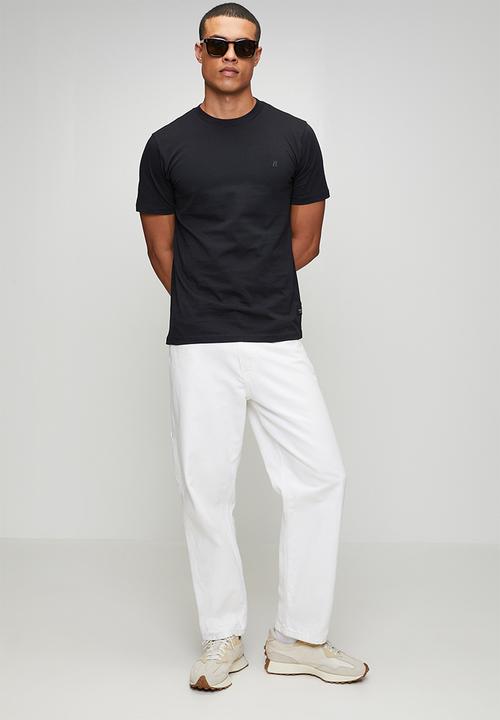 Replay - Tonal Logo Essential Tee -  Black