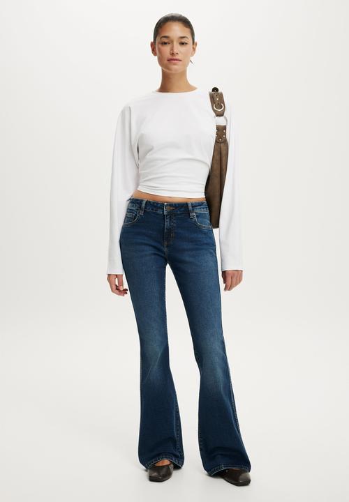 Cotton On - Blair Batwing Long Sleeve - White