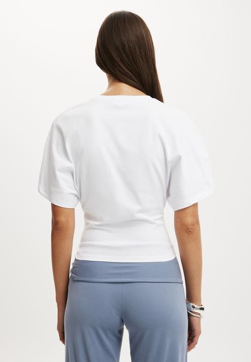 Cotton On - Batwing Short Sleeve Tee - White
