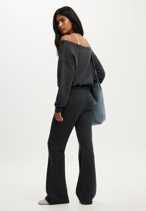 Cotton On - Relaxed Off Shoulder Sweatshirt - Shadowstone