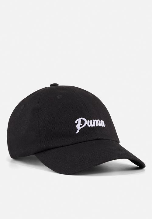 PUMA - Ess Script Dad Cap - Black