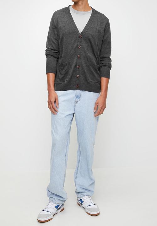 Brave Soul - Knitwear - Dark Charcoal Marl