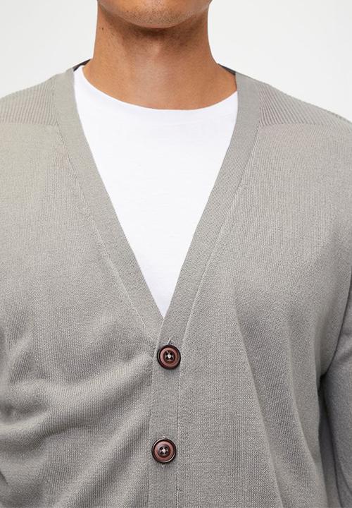 Brave Soul - Knitwear - Solid Grey
