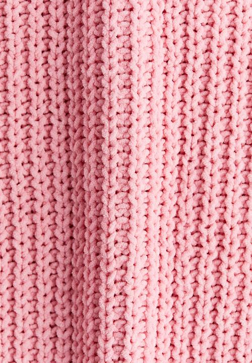 H&M - Chenille-knit cardigan - bubblegum pink