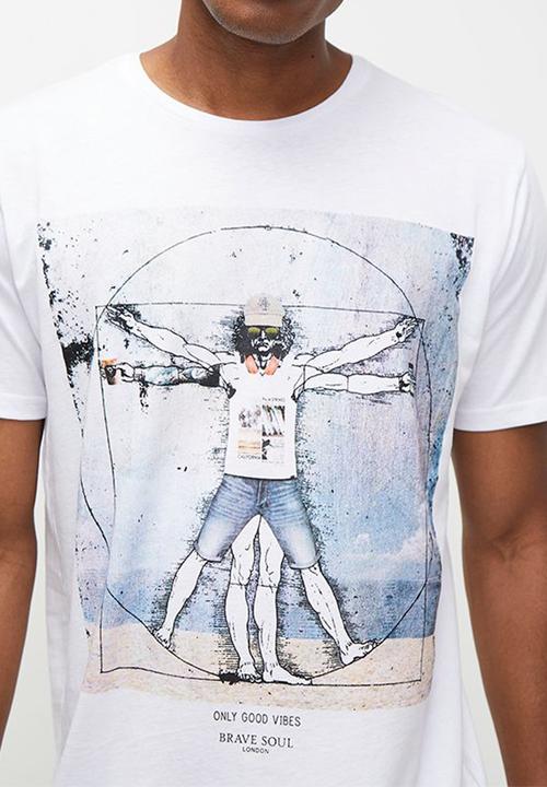 Brave Soul - T-shirts - Optic White