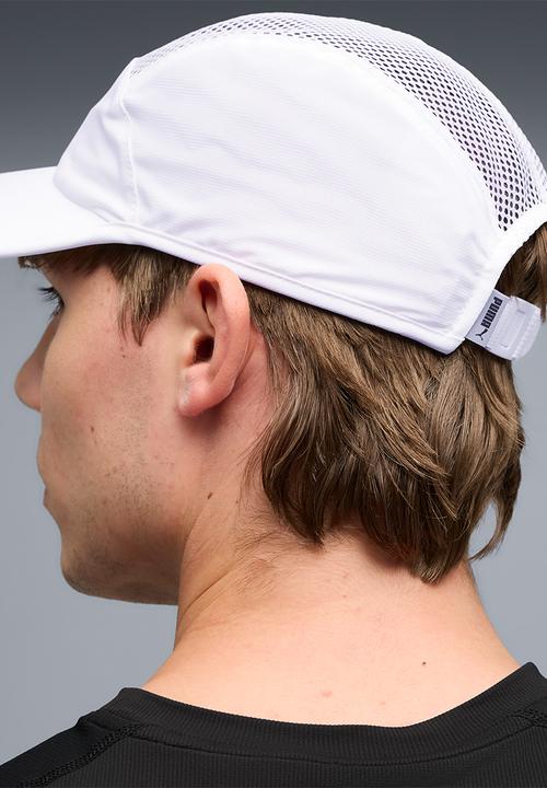 PUMA - Short Visor Mesh 5 Panel Cap - Puma White