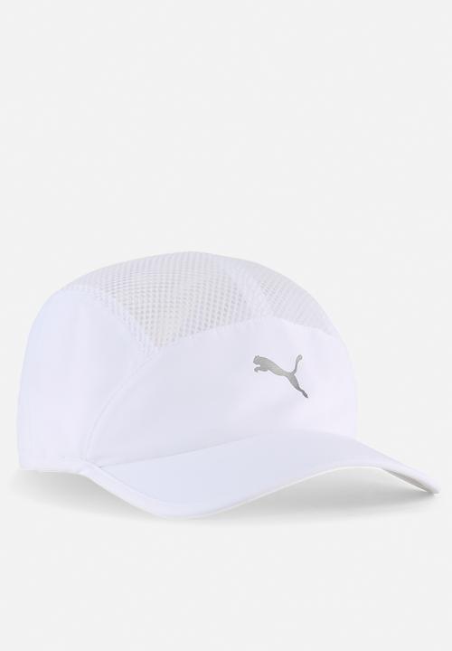 PUMA - Short Visor Mesh 5 Panel Cap - Puma White