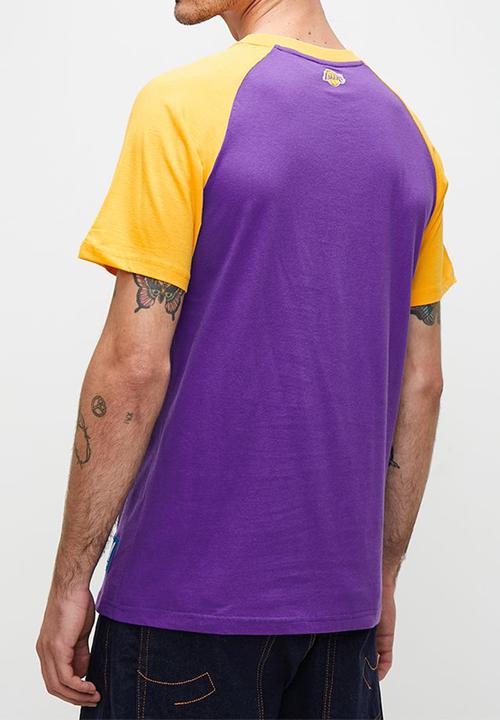 NBA - Nba bold & block T-shirt lakers - purple