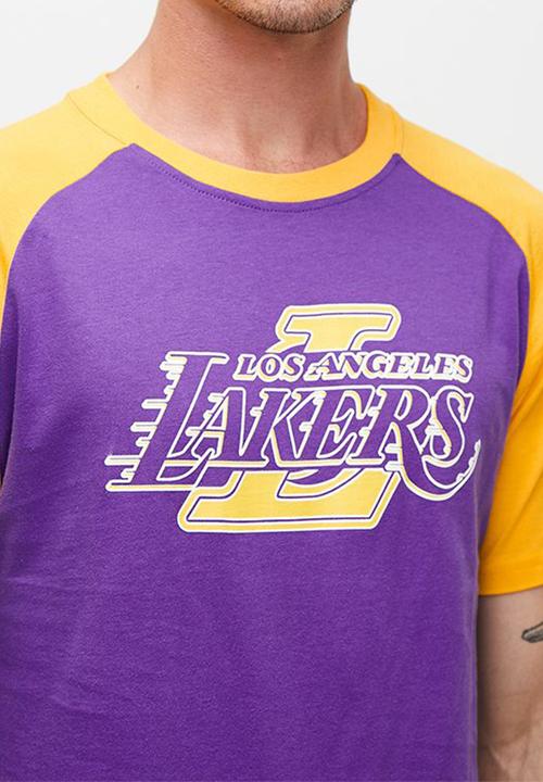 NBA - Nba bold & block T-shirt lakers - purple