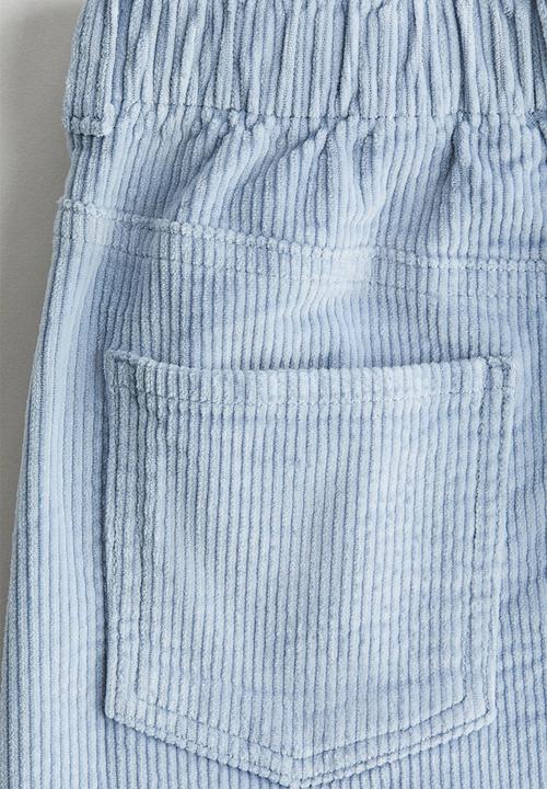 H&M - Corduroy skirt - light denim blue