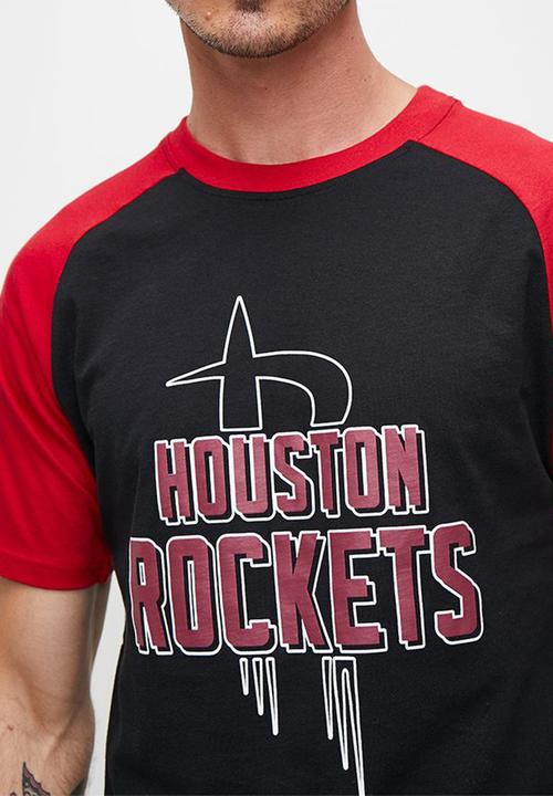 NBA - Nba bold & block T-shirt rockets - black