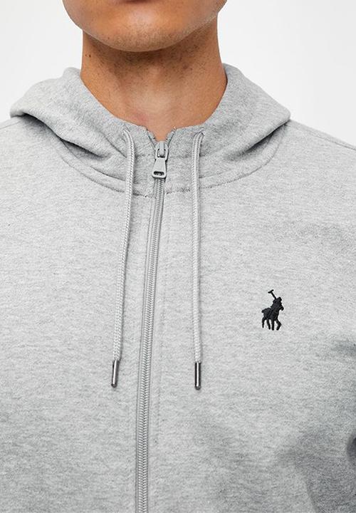 POLO - Men sport ls hoodie - grey melange