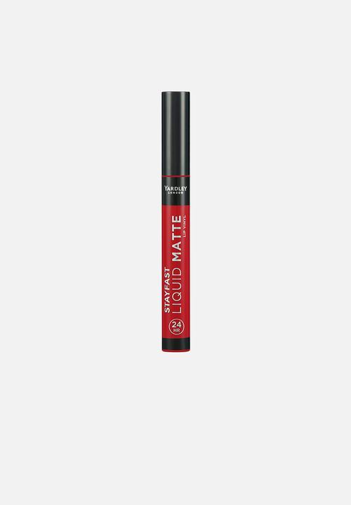 Yardley London - Stayfast Liquid Matte Vinyl Lipstick - Super Red
