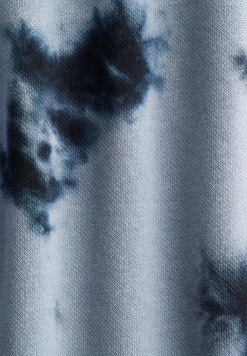 H&M - Printed sweatshirt joggers - dusty blue/tie-dye