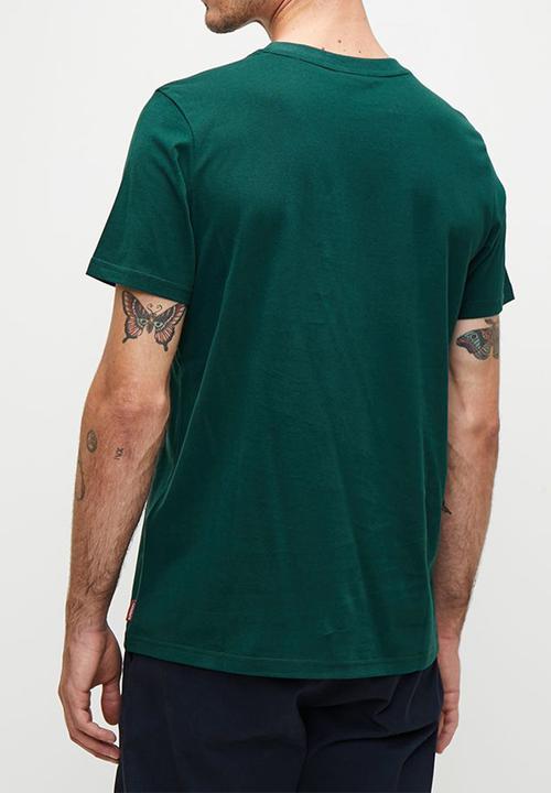 Superdry. - Neon vl graphic T-shirt - dark pine green