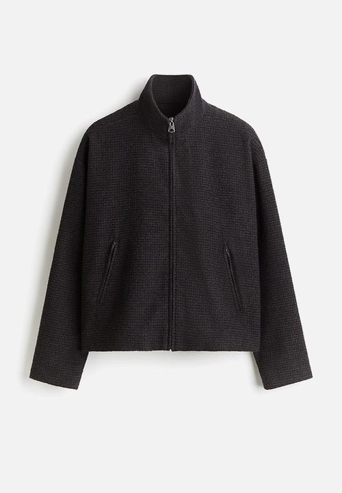 H&M - Woven jacket - dark blue checked