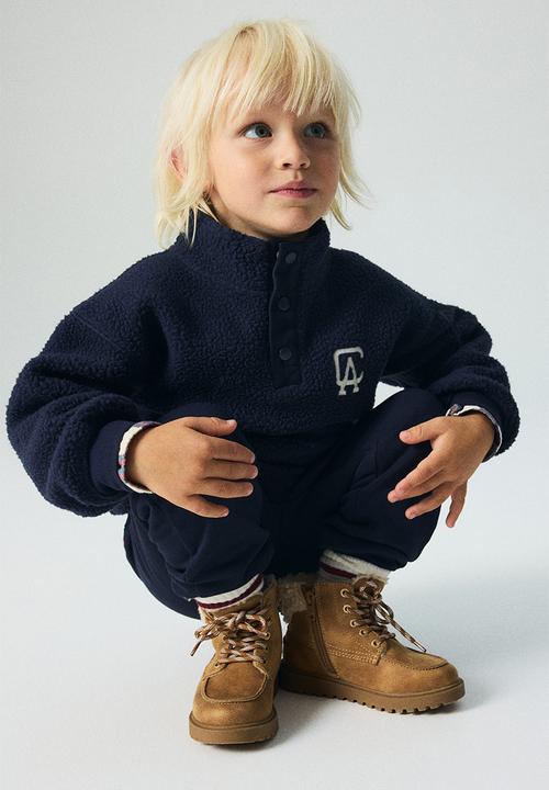 H&M - Teddy sweatshirt - dark blue ca