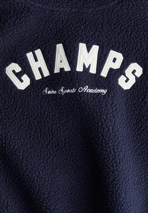 H&M - Teddy sweatshirt - dark blue ca
