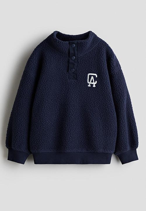 H&M - Teddy sweatshirt - dark blue ca